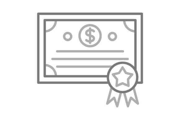 Certificate Greyscale Line Icon: A Versatile Asset for Modern Digital Workflows