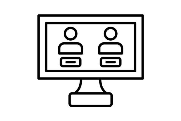Electronic Voting Outline Icon: Streamlining Digital Democracy Interfaces