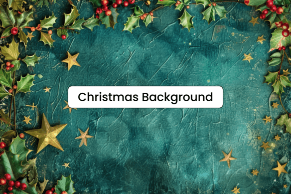 Embrace the Charm of a Rustic Mistletoe Christmas Background