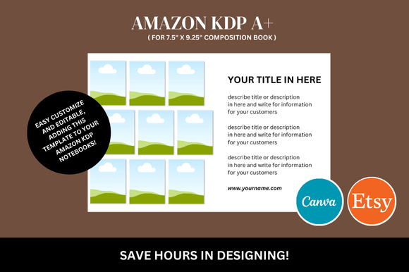 Save Time with Amazon KDP A Canva Mockup Templates