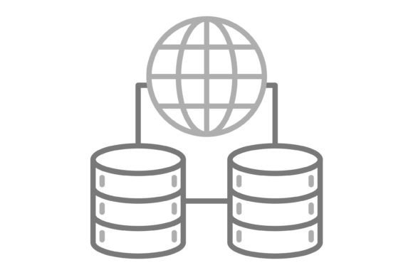 Streamlining Visual Communication with the Data Network Greyscale Line Icon Set