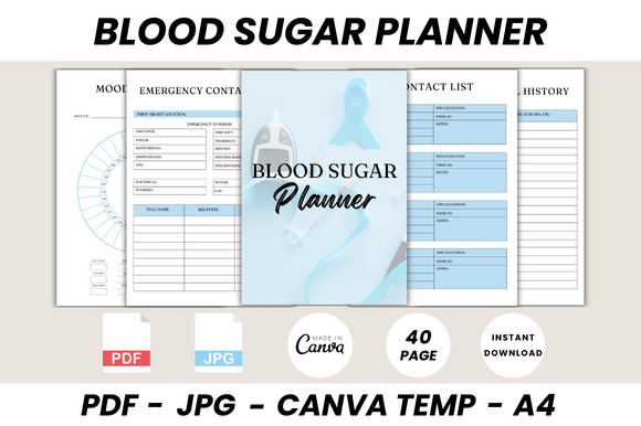 The Ultimate Blood Sugar Planner: A Comprehensive Guide to Taking Control of Your Health