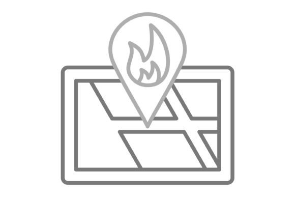 Understanding Fire Location Greyscale Line Icons for Modern Digital Design