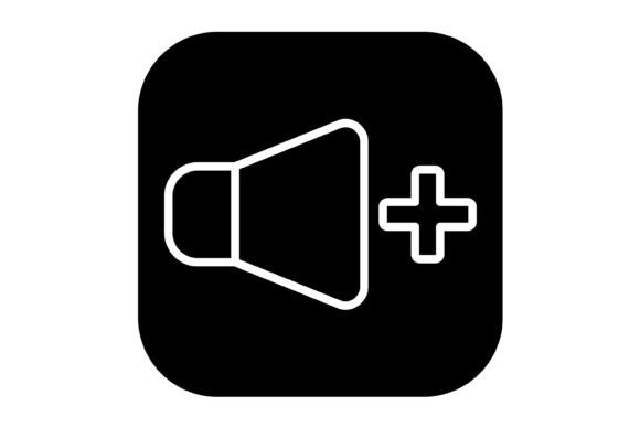 Volume Up Glyph Icon: Essential Audio Visuals for Every Project